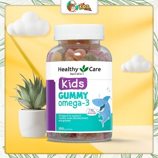 Kẹo Dẻo Dầu Cá Gummy Omega 3 Healthy Care 250 Viên Úc