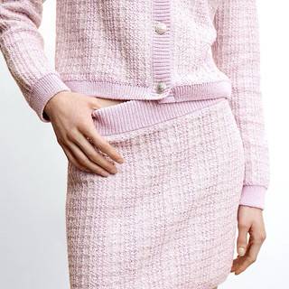 [Mango Auth] Chân Váy Tweed Nữ Mango Auth