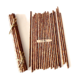bộ 10 đôi đũa dừa (loại 1), đũa gỗ dừa bến tre cao cấp vân đẹp, giá xưởng