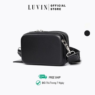 Túi Hộp Đeo Chéo LUVIN, Chất Liệu Da Cao Cấp, Không Gian Túi Rộng Chứa Nhiều Đồ