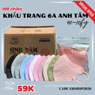 Khẩu trang 6A Anh Tâm kháng khuẩn, chống nắng tối ưu
