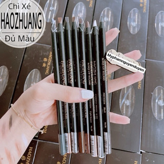 {Bán Sỉ } Chì xé kẻ mày Haozhuang cứng phẩy sợi Eyebrow Pencil sắc nét chuyên dùng cho Makeup trang điểm