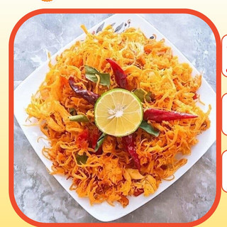 1kg khô gà lá chanh loại 1 thơm ngon