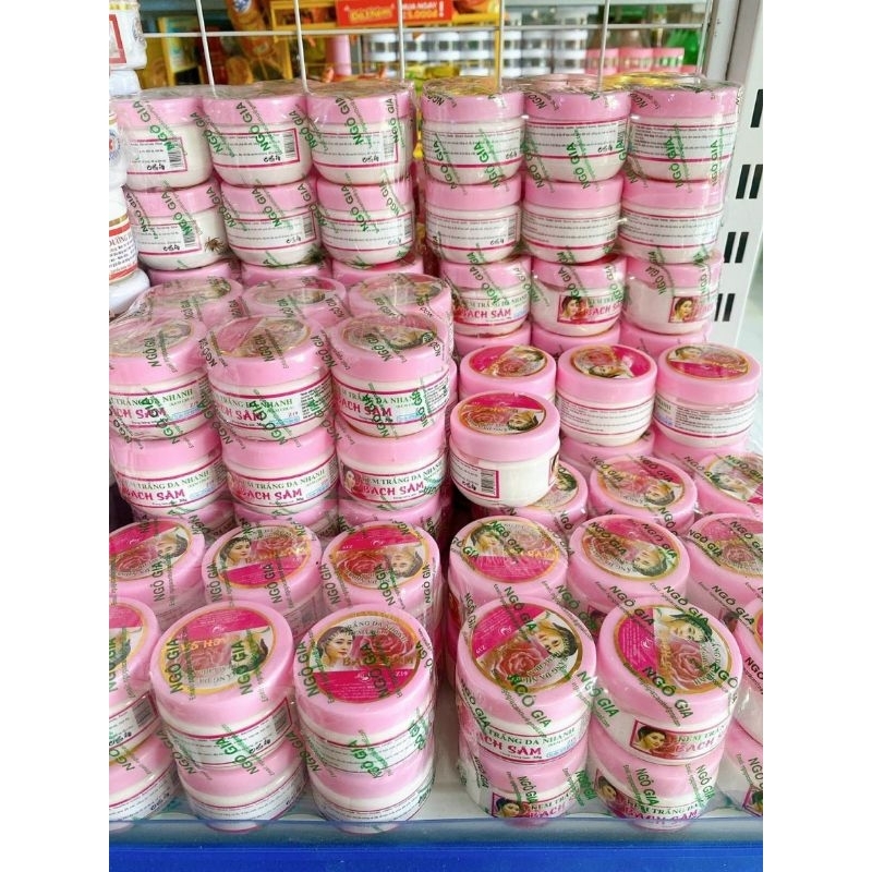 2 hộp kem kích trắng nhanh bạch sâm