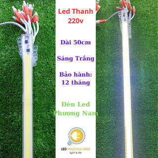 Đèn Led Thanh COB - 220v Siêu Sáng [50cm] - Loại Cao Cấp