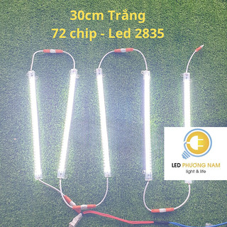 Đèn Led Thanh Điện 220v - Dài 30cm (Trắng - Vàng)
