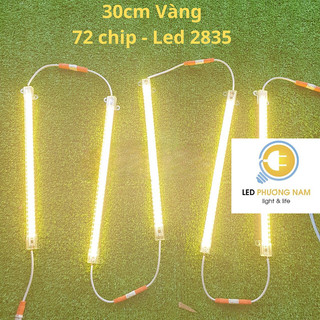 Đèn Led Thanh Điện 220v - Dài 30cm (Trắng - Vàng)