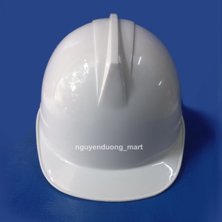 Mũ bảo hộ lao động loại có núm vặn điều chỉnh kích thước, nón bảo hộ lao độ ,mũ bảo hiểm màu trắng