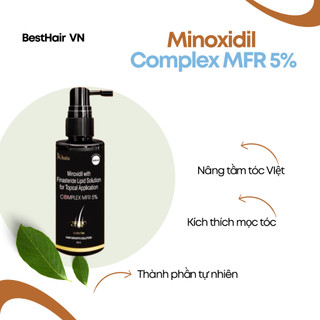  Serum hỗ trợ Mọc Tóc Minoxidil xịt mọc tóc Redensyl & Finasteride Complex MFR 5% Không Cồn  60ml  