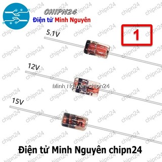 [10 CON] Diode Zener 1W DIP (3V/3V3/4V7/5V1/5V6/9V1/12V/13V/15V/18V/24V/33V) - [Chọn Loại]