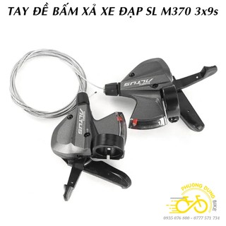 Tay đề bấm xả xe đạp SL M370 3x9 Speed