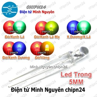 Led 2 màu 3 chân 5mm trong -