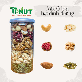  500g Hạt dinh dưỡng mix 6 loại hạt cao cấp TPNut 