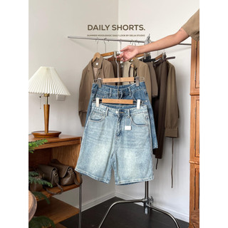 1753 QUẦN SHORT JEANS TRƠN LỬNG