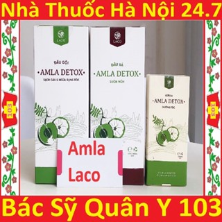 Bộ dầu Gội đầu + Xả Laco Organic Amla detox