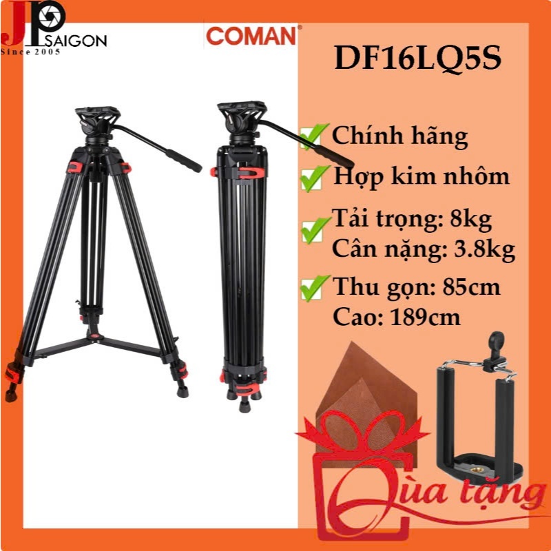 CHÂN MÁY QUAY COMAN DF-16LQ5S + QUÀ TẶNG