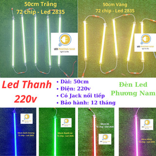[Hỏa Tốc 2h HCM] Đèn Led Thanh 220V Dài 30cm/50cm/1m