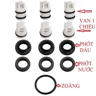 Bộ phớt - van một chiều máy bơm rửa xe mini dùng phớt 12-20, 12-18 - phụ kiện thay thế máy rửa xe gia đình, 13 Chi tiết