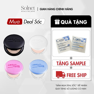 [About tone]_Phấn phủ About Tone Powder Pact, phấn phủ Eglips, phấn nén kiềm dầu, thuần chay 9g