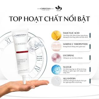 Gel Chấm Mụn Christina Comodex Correct & Prevent Gel 30ml