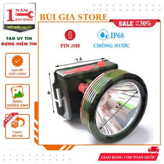 Đèn pin đội đầu siêu sáng chống thấm nước ML6A - Đèn pin thợ lặn, đi rừng, hầm mỏ