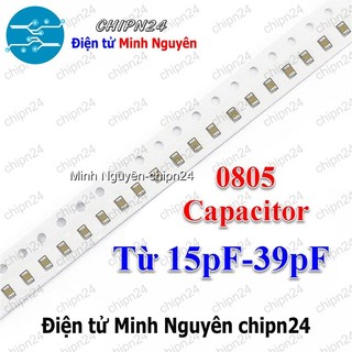 [25 con] Tụ Dán SMD 0805 50V (15pF/18pF/20pF/22pF/33pF/24pF/27pF/30pF/36pF/39pF) - [Chọn Loại]