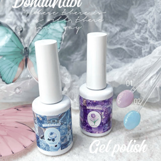 Sơn thạch tone màu xanh pastel , tím pastel Nabi xu hướng sơn gel nail