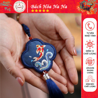 Túi Thơm Họa Tiết Thêu Thủ Công bình an - may mắn - DIY thêu tay THƯỢNG LỘ BÌNH AN cho người mới- BÁCH HÓA NA NA