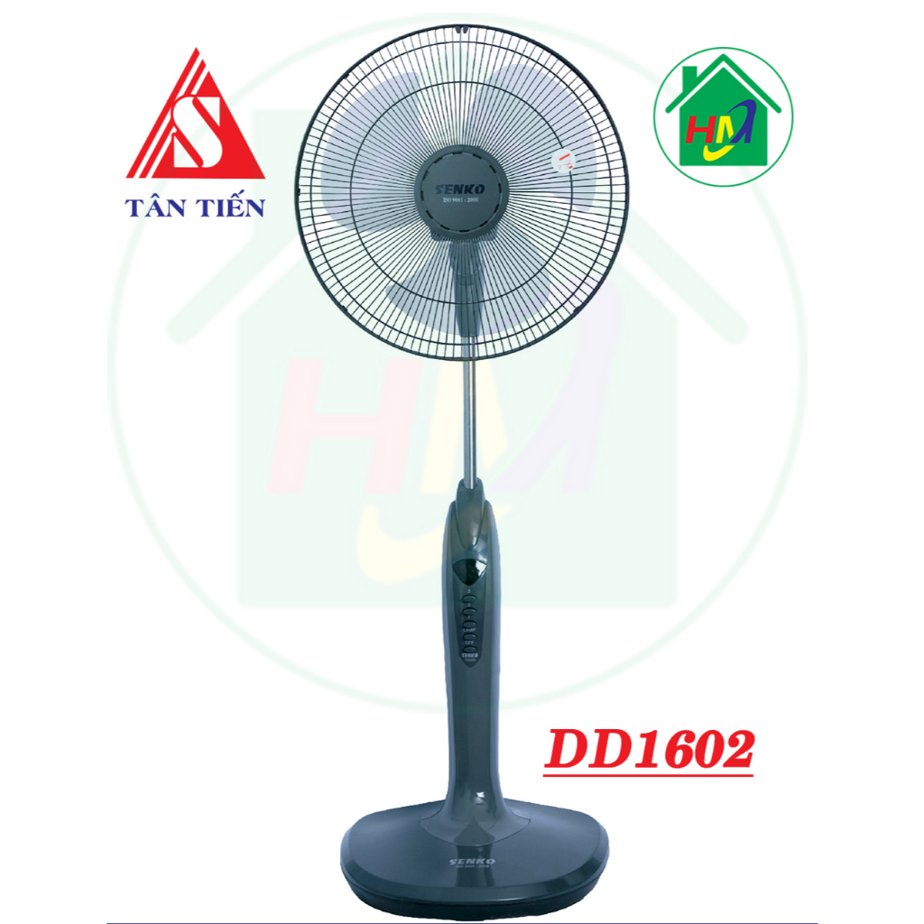 Quạt Đứng Có Đèn Senko DD1602