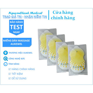Combo 4 Cặp miếng dán máy Massage xung điện Aukewel - Dán Chính Hãng, Dán mátxa
