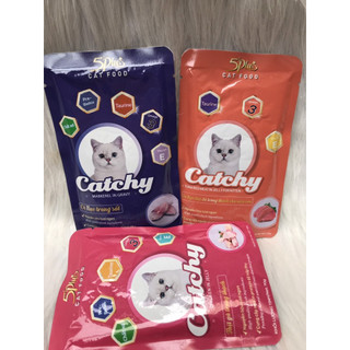Pate cho mèo Catchy 5Plus gói 70gr được chọn vị