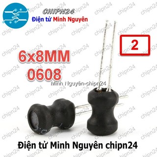 [5 cái] cuộn cảm cắm 6x8mm dip 0608 (100uh/150uh/220uh/330uh/470uh/680uh/1mh/1.5mh/2.2mh/3.3mh/4.7mh/10mh) - [chọn loại]