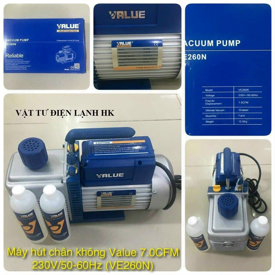 Máy Hút Chân Không VALUE Model: VE260N (7.0 CFM)