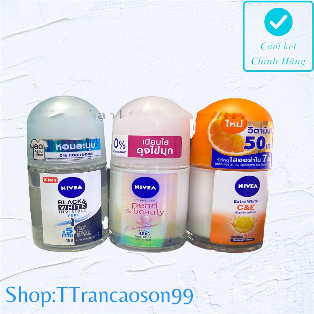 Lăn Nách Khử Mùi Nữ Nivea 25ml Thái lan