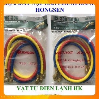 Bộ 3 dây nạp gas Hongsen HS-336 cho gas R22 và R410A ( chọn hàng đúng theo phân loại)