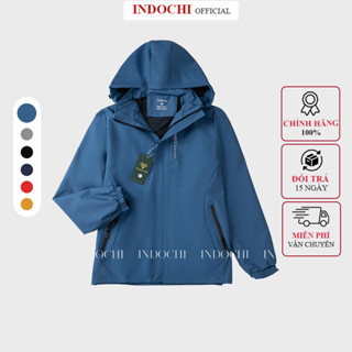 Áo khoác Nam INDOCHI vải gió tráng bạc chống nước, chống gió hiệu quả, trẻ trung năng động - AKG003