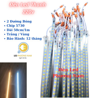 [COMBO 5] Đèn Led Thanh 220v 1m
