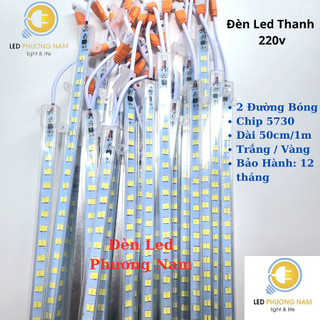 [COMBO 5] Đèn Led Thanh 220v 1m
