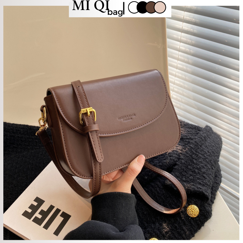 Túi xách nữ đeo chéo đeo vai da pu đi tiệc đi chơi đẹp sang chảnh màu sắc basic dễ phối đồ hàng QCCC TX-44 MIQI BAG