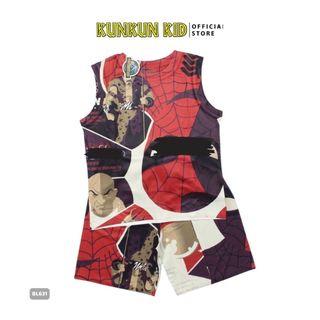 Quần áo trẻ em Kunkun Kid chất thun lạnh co giãn 4 chiều in 3D BL631 size đại từ 10-60kg