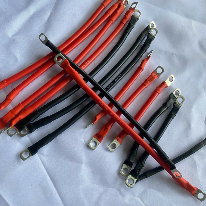 Dây Nối Bình Ắc Quy Xe Điện Chịu Tải Cao Dây Silicon Chống Cháy 8AWG 10AWG