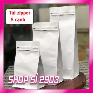 Túi zipper 8 cạnh đáy đứng