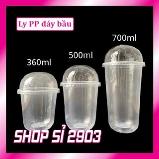 50 ly đáy bầu 500 ml , 700 ml , có kèm nắp