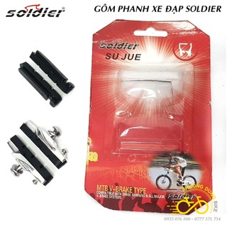 Gôm phanh xe đạp Road SOLDIER - 1 Vỉ