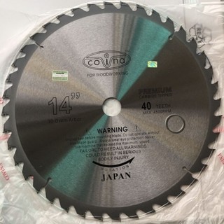LƯỠI CƯA GỖ 350MM-3 TẤC 5(lưu ý chỉ dùng để cắt cốt pha và các loại gỗ mềm.không phù hợp cắt gỗ cứng gỗ chắc như lim...)