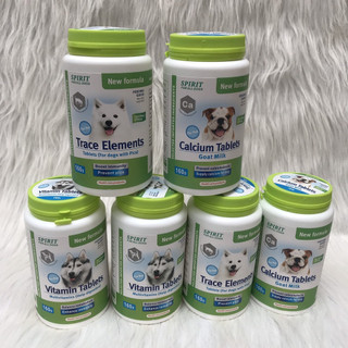 Thực phẩm bổ xung Vitamin, Canxi, Khoáng cho chó mèo Spirit Hộp 150 viên