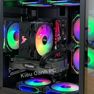 Tản nhiệt khí, Quạt tản nhiệt Led CoolorMaster T400i - LED BLUE ( Tặng kèm Keo)