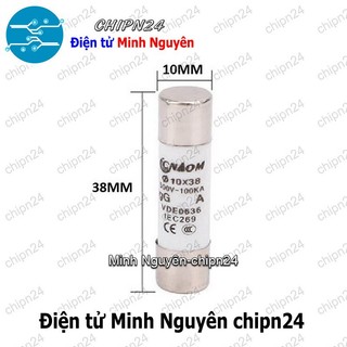 [3 Cái] Cầu chì Sứ RT18 (10x38 10x38mm 1A 2A 3A 4A 5A 6A 8A 10A 16A 20A 25A 32A 250VAC)