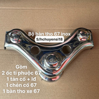 Bộ bàn thờ xe 67 | xe CD inox (bộ y hình)