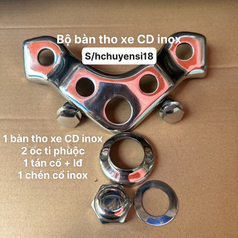 Bộ bàn thờ xe 67 | xe CD inox (bộ y hình)
